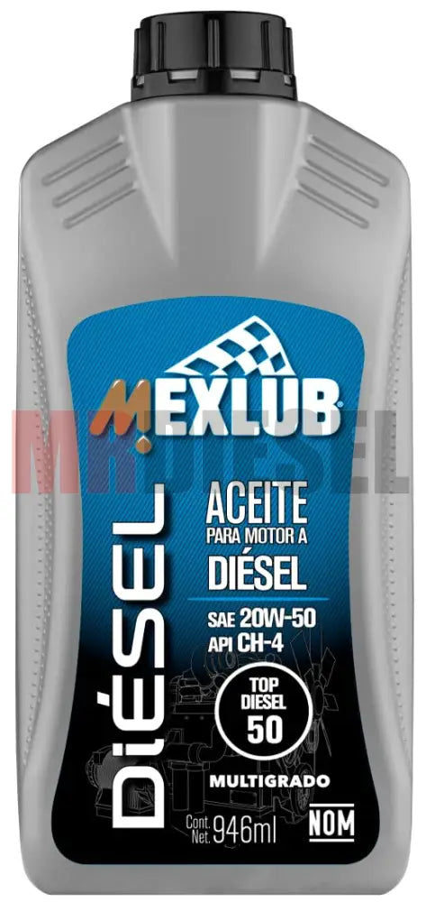 ACEITE DIESEL 20W50 MEXLUB 1LT