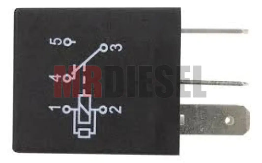 RELEVADOR UNIVERSAL 12V 20A 25A 5TERMINALES MIN PARTES ELECTRICAS
