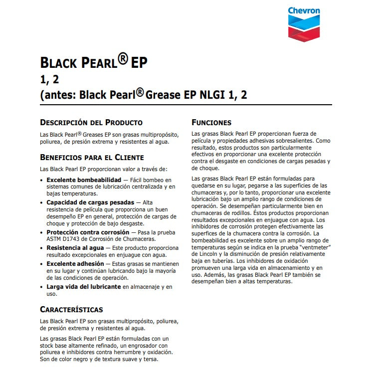 GRASA BLACK PEARL CHEVRON