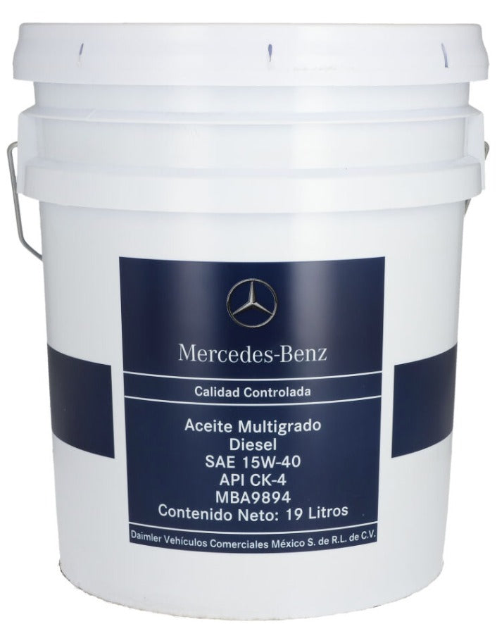 ACEITE DIESEL MOTOR 15W40 CK4 MERCEDES 19LTS