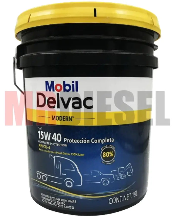 ACEITE DIESEL MOTOR 15W40 MOBIL DELVAC CK4 19LTS