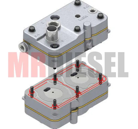 CABEZA DE COMPRESOR DOBLE MERCEDES 924 926 MERCEDES