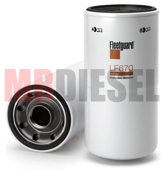 FILTRO DE ACEITE LF670 FILTROS DE ACEITE