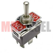 INTERRUPTOR PALANCA 6TERMINALES METALICO ON OFF ON PARTES ELECTRICAS