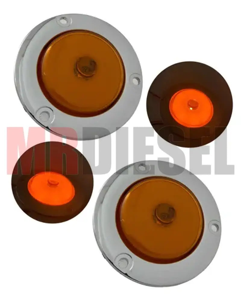 PLAFON 2 PULGADAS AMBAR PARTES ELECTRICAS