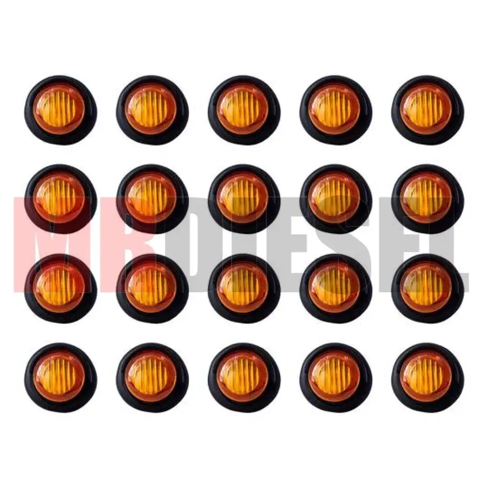 PLAFON AMBAR MINI REDONDO PARTES ELECTRICAS