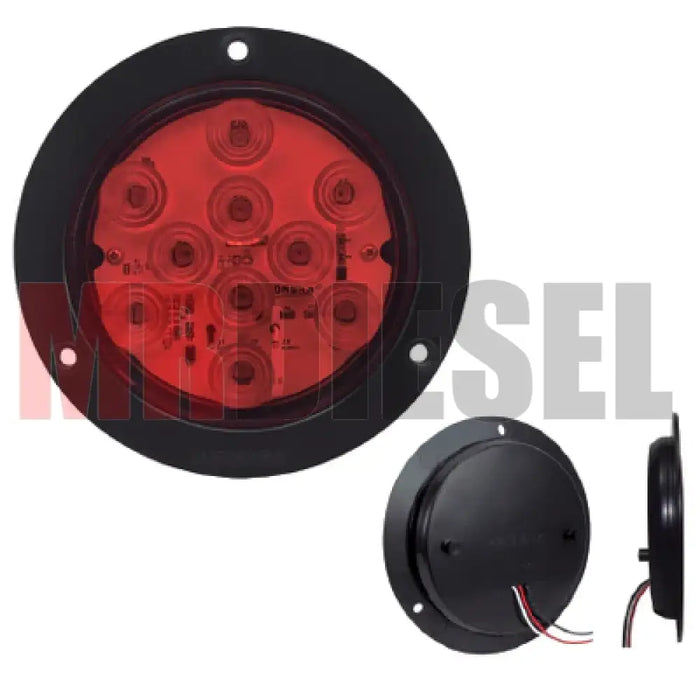 PLAFON REDONDO 4 PULGADASROJO LED