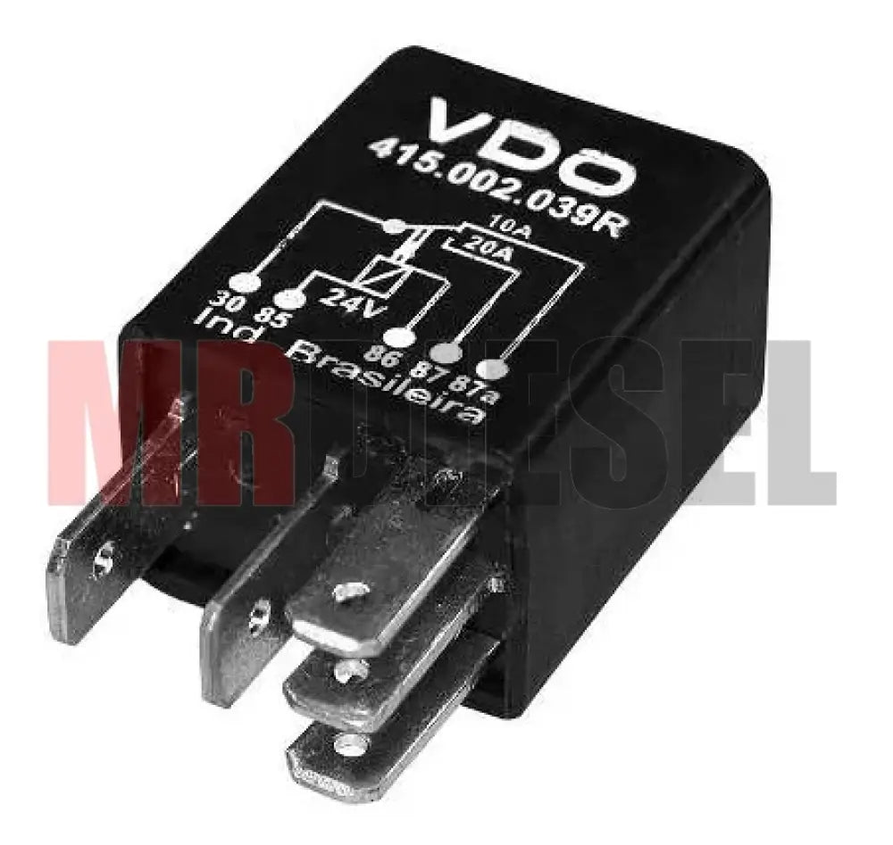 RELEVADOR UNIVERSAL 24V 20 25A 5TERMINALES PARTES ELECTRICAS